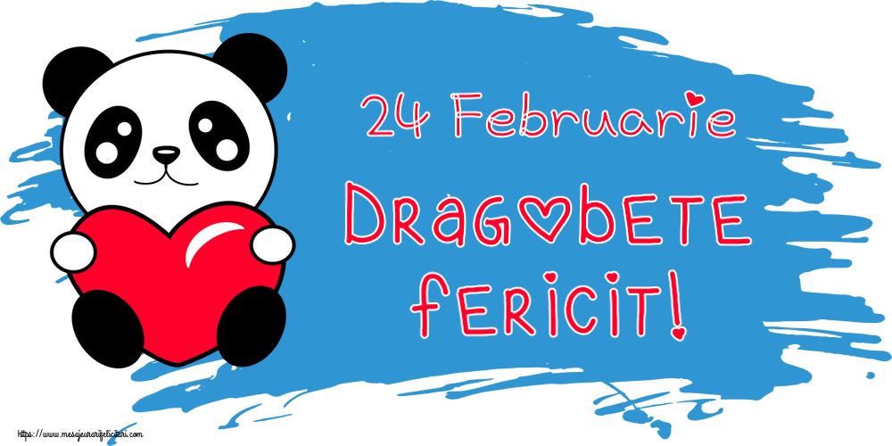 Dragobete 24 Februarie Dragobete fericit! ~ ursulet cu inimioara