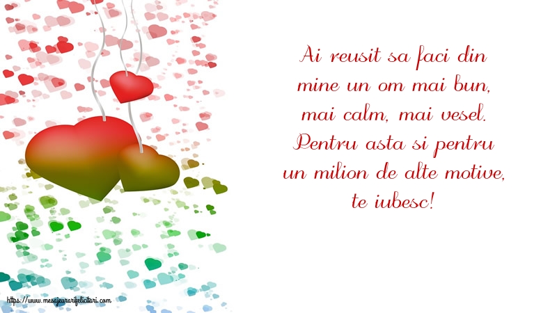 Dragoste Te iubesc!