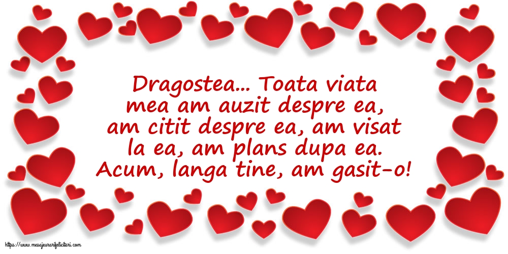 Dragostea...