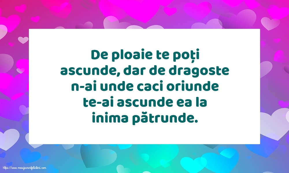 De dragoste nu te poți ascunde