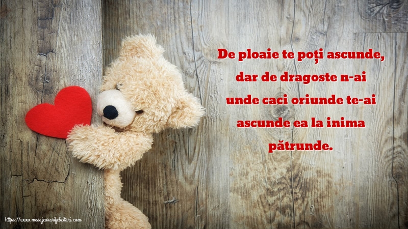 De dragoste nu te poți ascunde