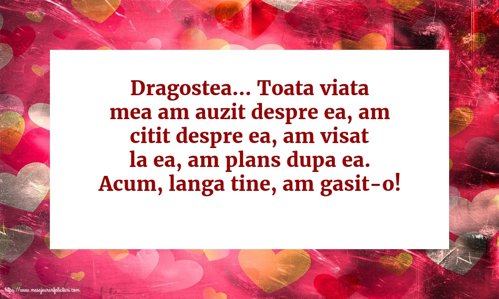 Dragostea...