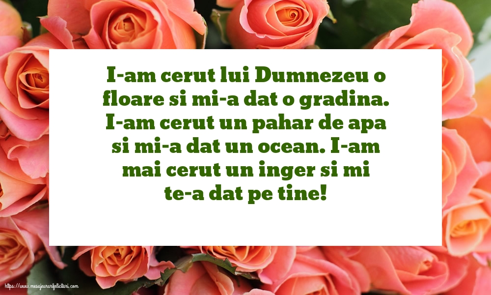 I-am cerut lui Dumnezeu