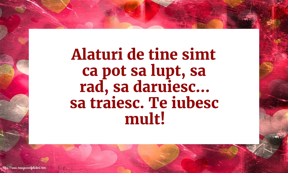 Te iubesc mult!