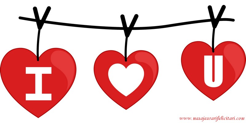 Felicitari de dragoste in Engleza - I love you