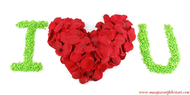 Felicitari de dragoste in Engleza - I love you