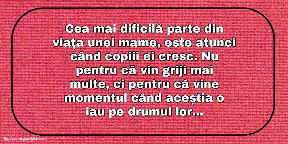 Familie Cea mai dificilă parte din viața unei mame