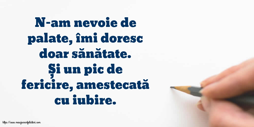 Familie N-am nevoie de palate