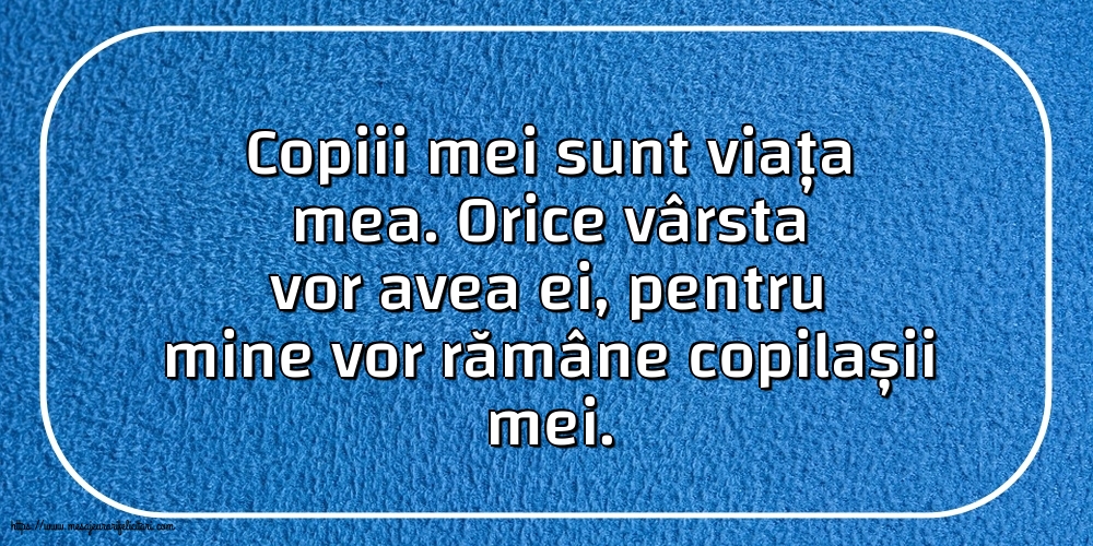 Familie Copiii mei sunt viața mea.