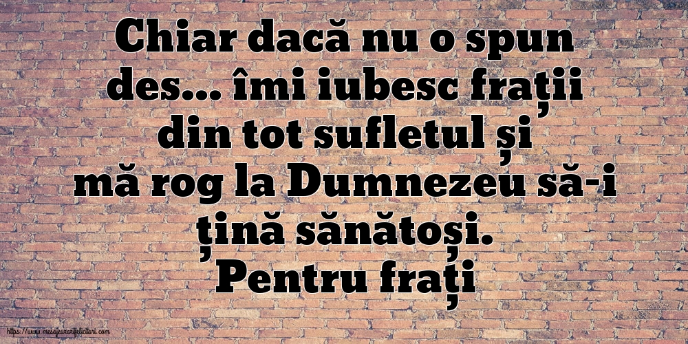Familie Pentru frați