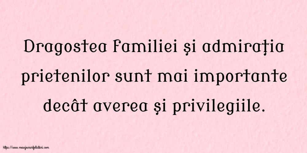 Familie Dragostea familiei şi admiraţia prietenilor