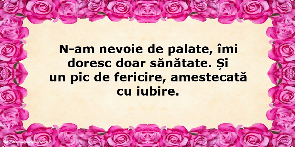 Familie N-am nevoie de palate