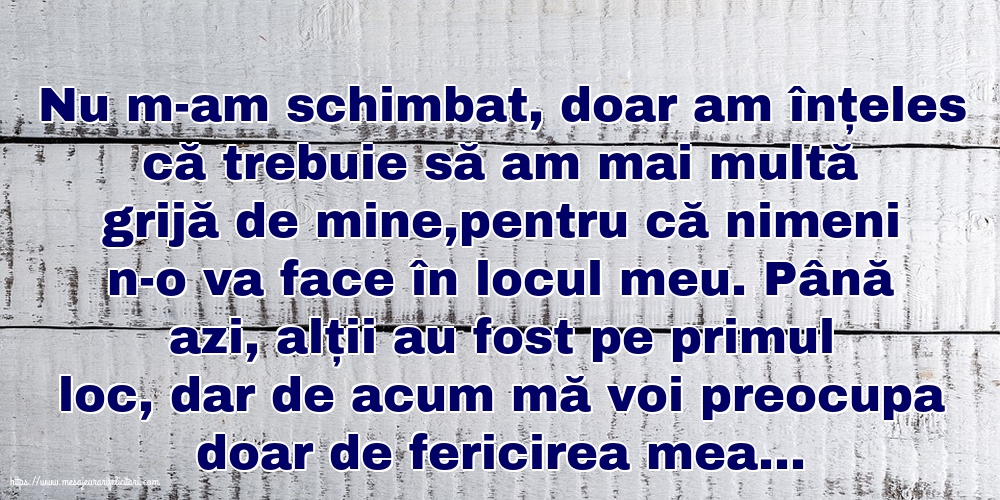 Familie Nu m-am schimbat