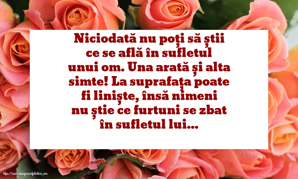 Familie Niciodată nu poți să știi ce se află în sufletul unui om
