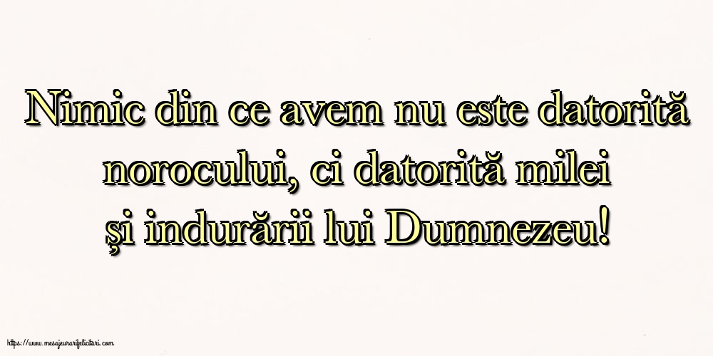 Familie Nimic din ce avem nu este datorită norocului