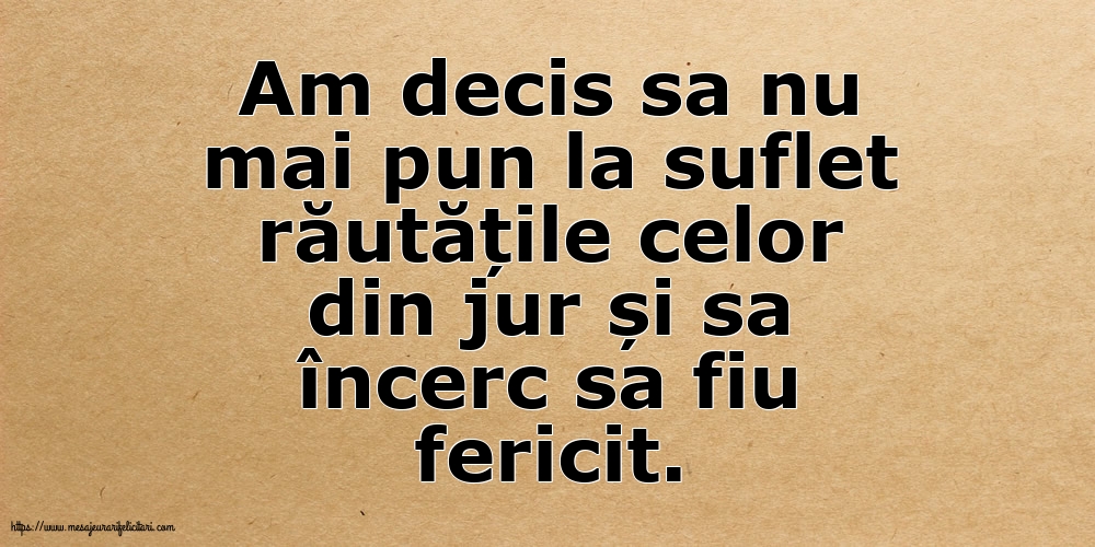 Familie Am decis sa nu mai pun la suflet răutățile