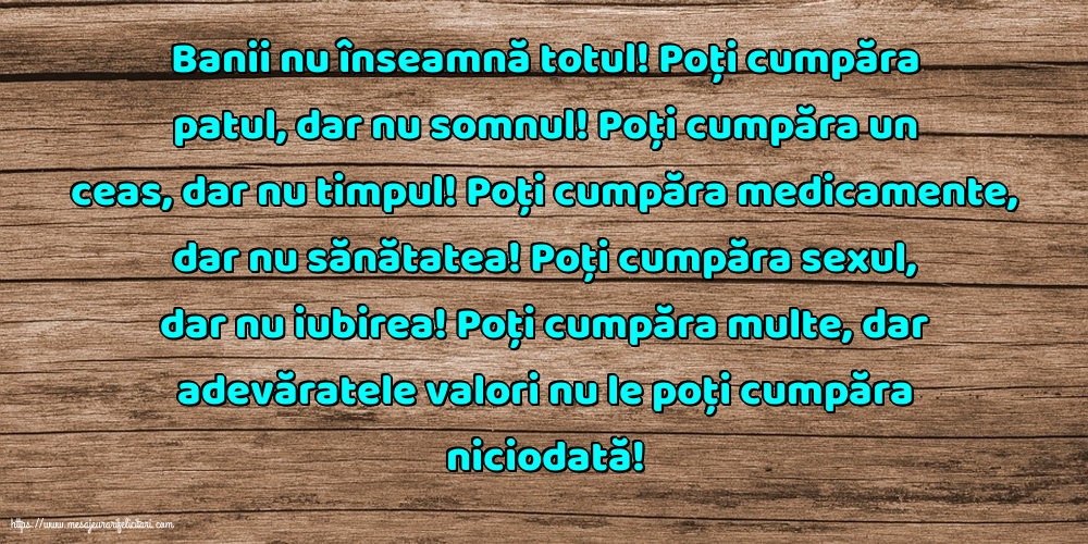 Familie Banii nu înseamnă totul!