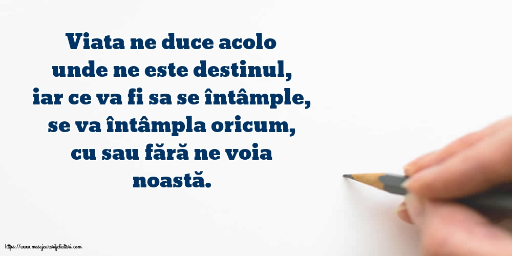 Familie Viata ne duce acolo unde ne este destinul