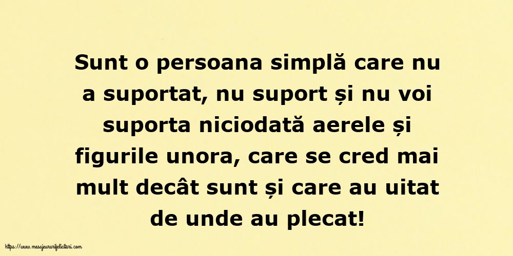 Familie Sunt o persoana simplă care nu a suportat