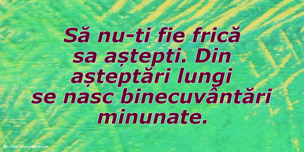 Familie Să nu-ti fie frică sa aștepti