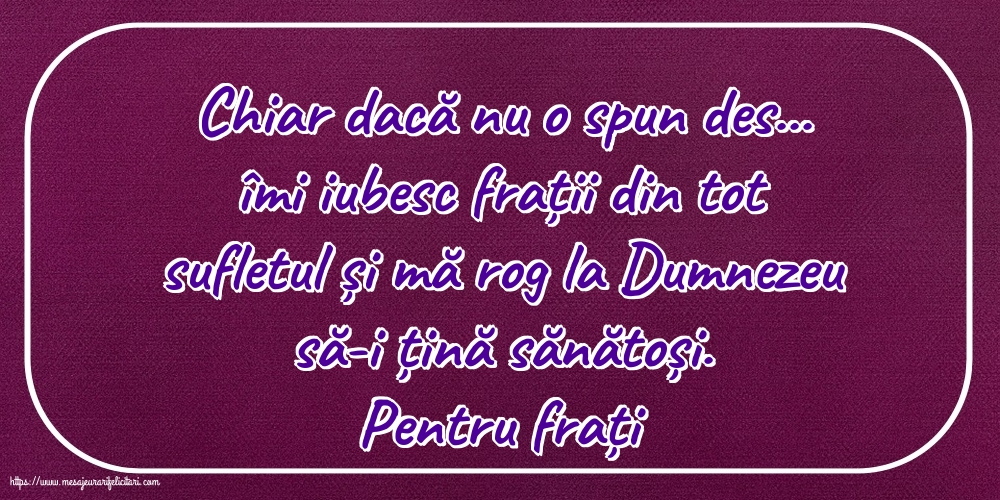 Familie Pentru frați