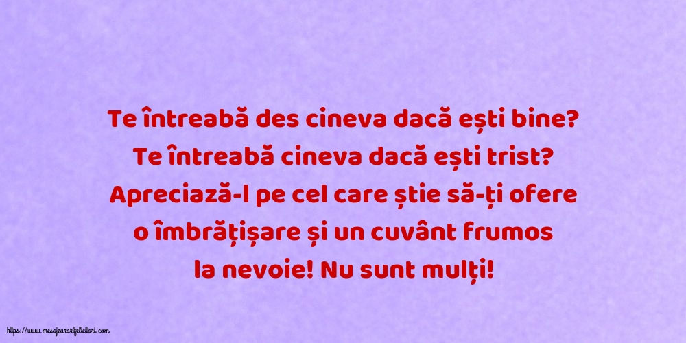 Familie Te întreabă des cineva dacă ești bine? Te întreabă cineva dacă ești trist?