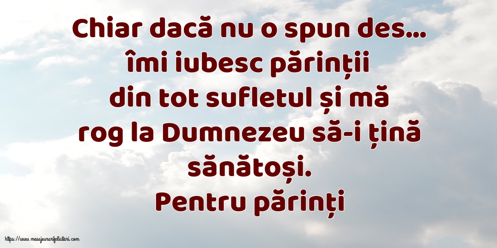 Familie Pentru părinți