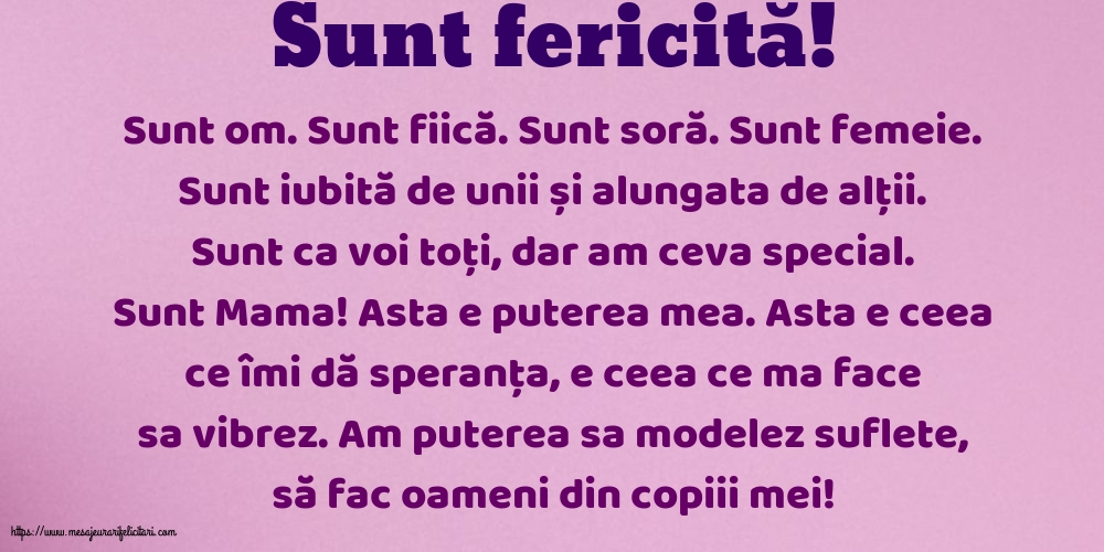 Familie Sunt fericită!