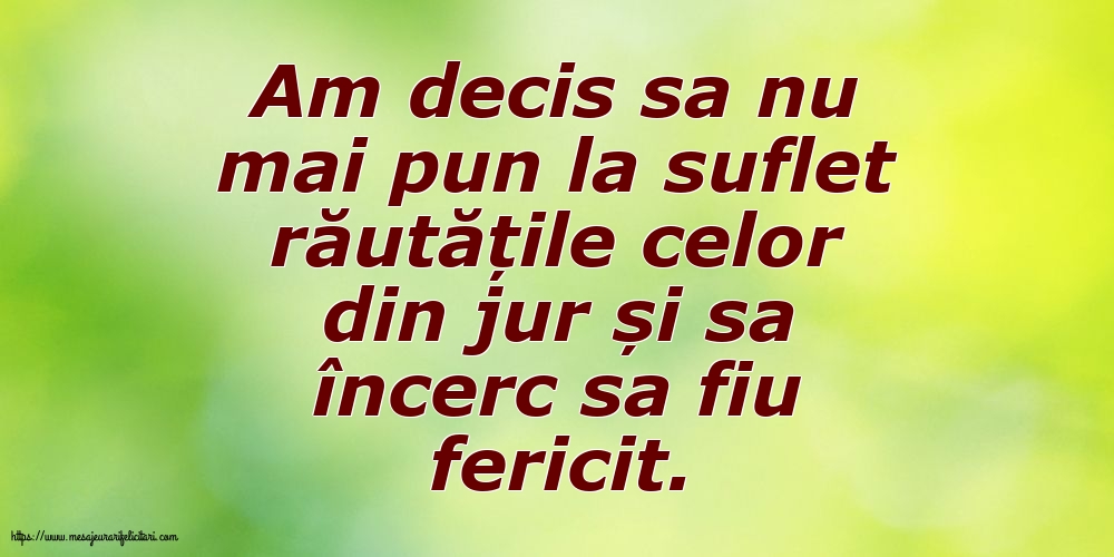 Familie Am decis sa nu mai pun la suflet răutățile