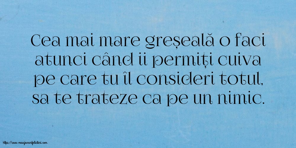Familie Cea mai mare greșeală