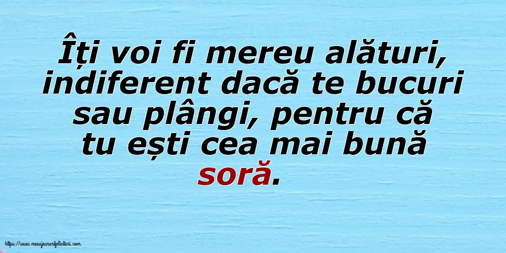 Familie Pentru cea mai bună soră...