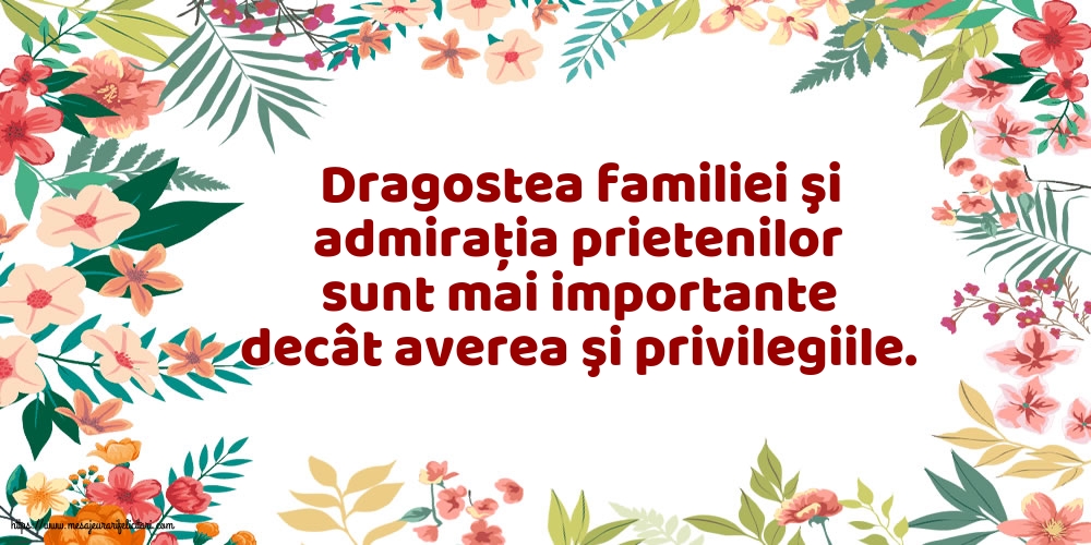 Familie Dragostea familiei şi admiraţia prietenilor