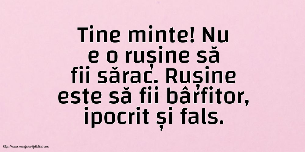 Familie Nu e o rușine să fii sărac