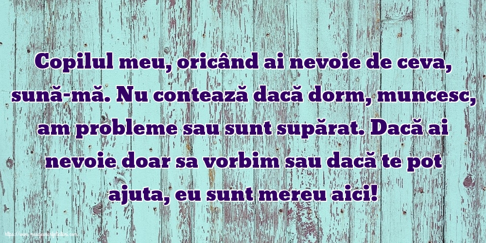 Familie Pentru copilul meu... Semnat: Tata