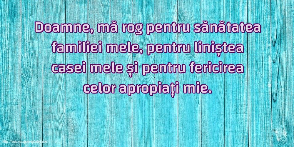 Familie Rugă pentru familie