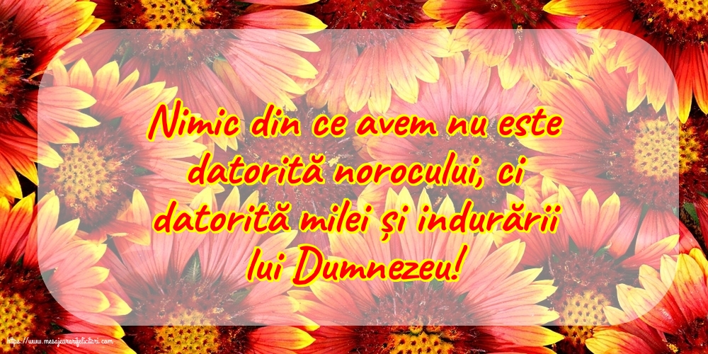 Familie Nimic din ce avem nu este datorită norocului