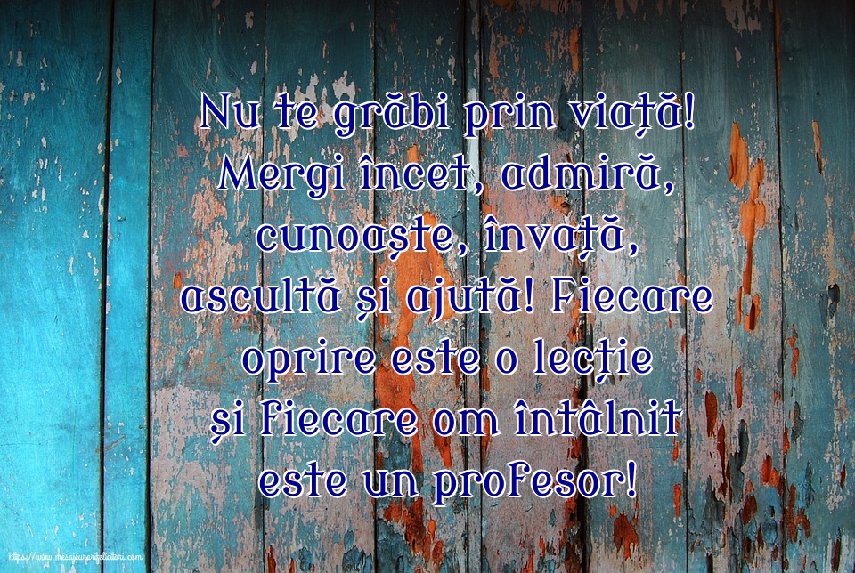 Familie Nu te grăbi prin viață!