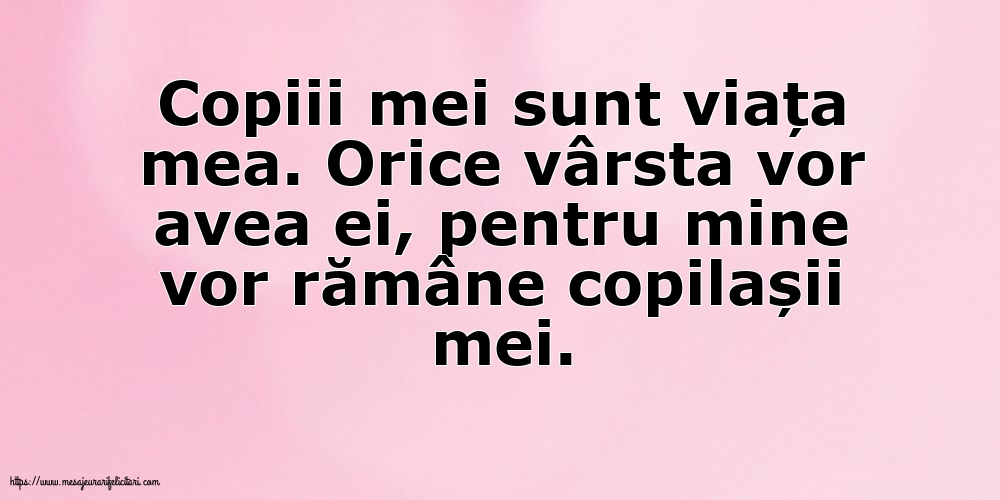 Familie Copiii mei sunt viața mea.