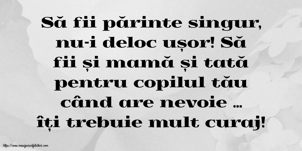 Familie Să fii părinte singur, nu-i deloc ușor!