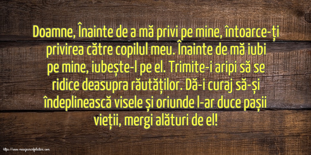 Familie Rugăciune pentru copilul meu