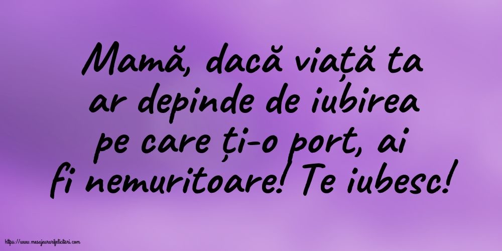 Familie Te iubesc, Mamă!