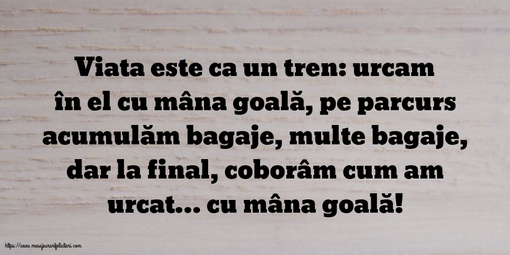 Familie Viata este ca un tren