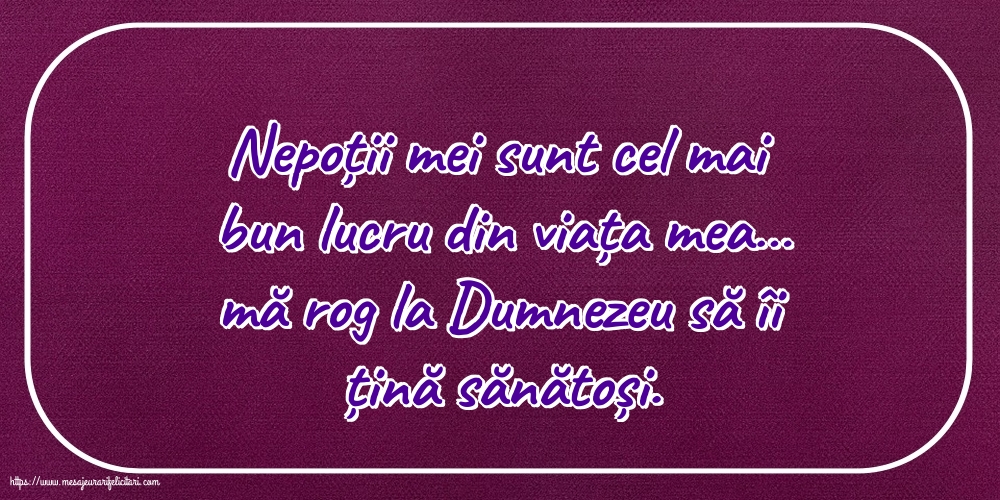 Familie Nepoții mei sunt cel mai bun lucru din viața mea…