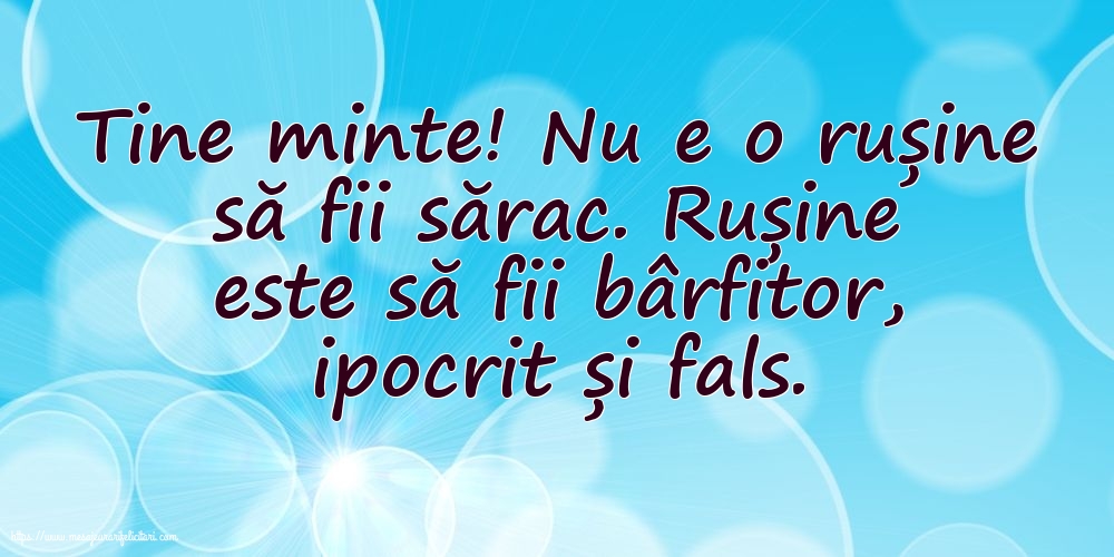 Familie Nu e o rușine să fii sărac