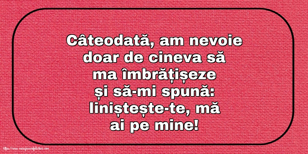 Familie Liniștește-te, mă ai pe mine!