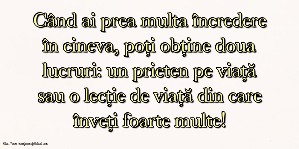 Familie Când ai prea multa încredere în cineva...