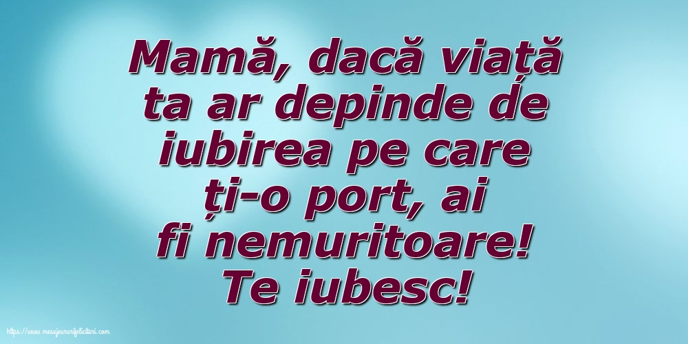 Familie Te iubesc, Mamă!