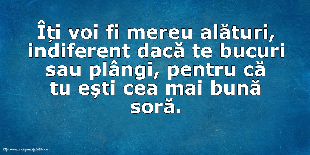 Familie Pentru cea mai bună soră...