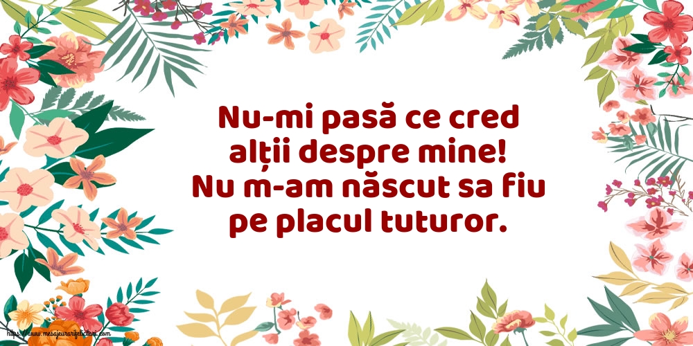 Familie Nu-mi pasă ce cred alții despre mine!