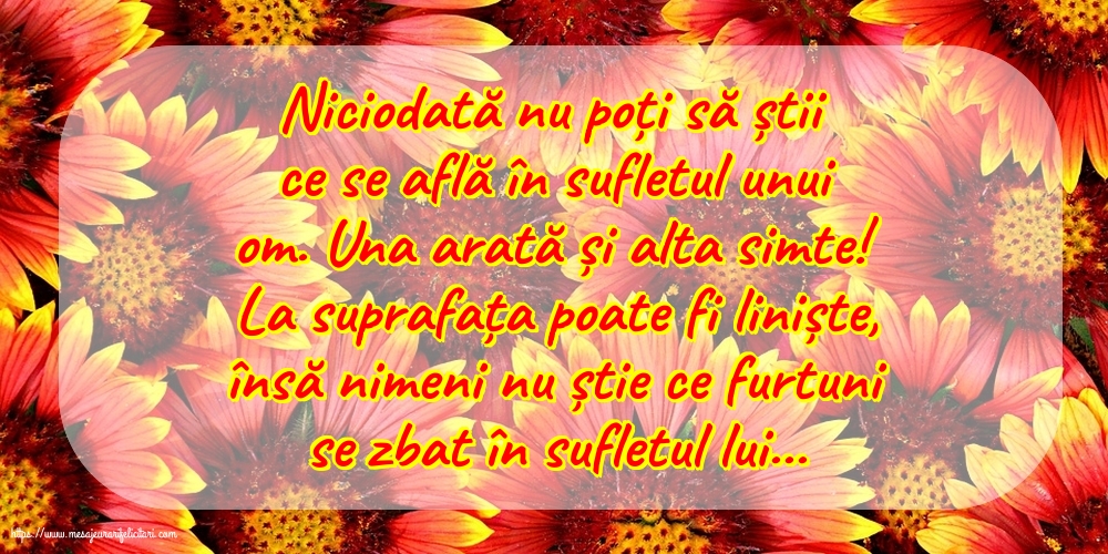 Familie Niciodată nu poți să știi ce se află în sufletul unui om